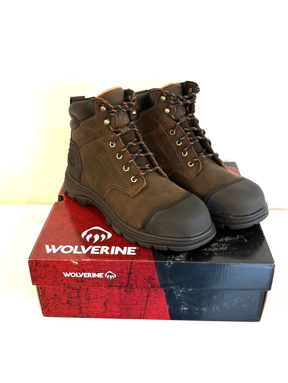 Wolverine Rig ST Water Proof 6” Steel Toe Men’s Size 12 Brown W240055